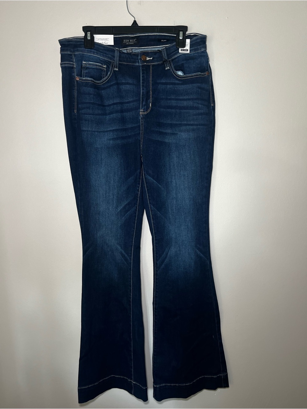Judy Blue Dark Blue Flare Jeans